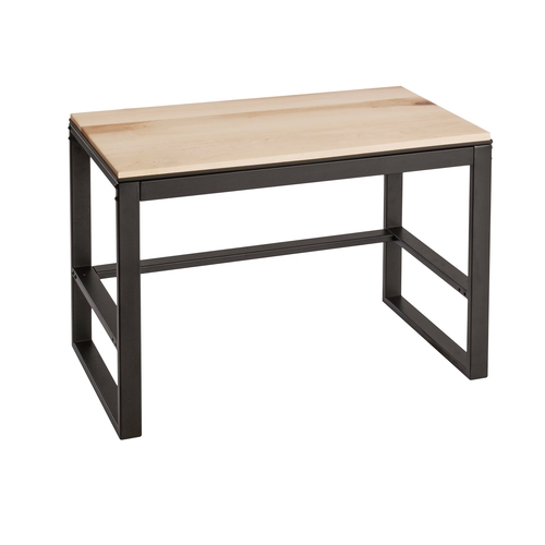 Cal-Mil 22342-32-71 32" x 18" Metal Frame 2-Tier Nesting Merchandising Table