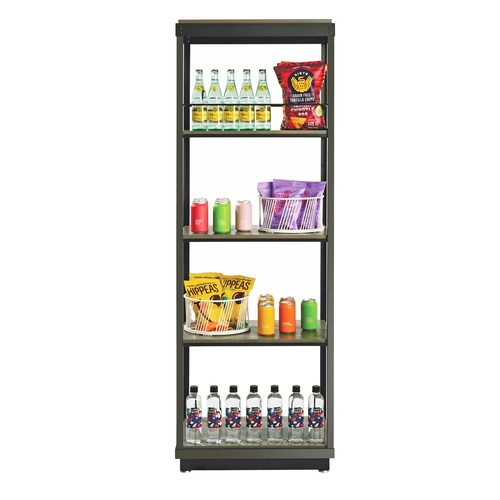 Cal-Mil 22343-5-83 Ashwood 24" x 16" Metal Frame 5-Tier Merchandising Cart 