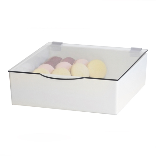 Cal-Mil 1393HL Cater Choice 10" x 11" Clear Polycarbonate Square Lid