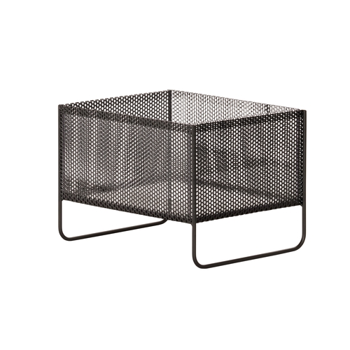 Cal-Mil 22907-10-115 Camden 10" x 13" x 9.25"H Black Wire Mesh Ice Bucket