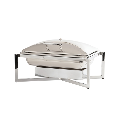 Cal-Mil 23807-49 Milo 24.25" x 15.25" x 12"H Chrome Chafing Dish