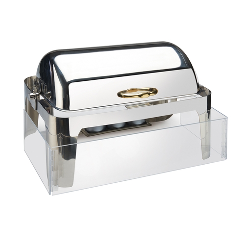 Cal-Mil 978-12 22.5" x 14" x 7"H Clear Acrylic Chafing Dish Windguard