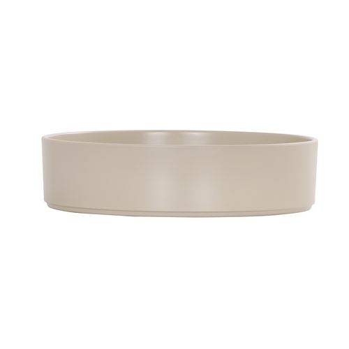 Cal-Mil 22013-10-125 Hudson 10" Dia. x 2.5"H Taupe Melamine Bowl - 6 Each