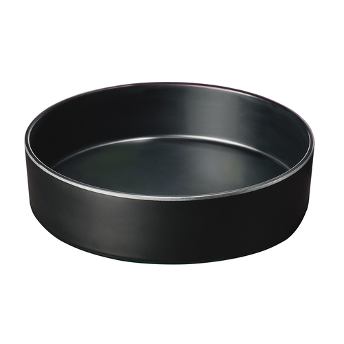 Cal-Mil 22013-10-13 Hudson 10" Dia. x 2.5"H Black 72 oz. Melamine Bowl - 6 Each