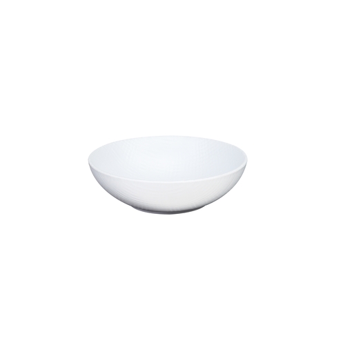 Cal-Mil 22329-6-15 Sedona 6.5" Dia. x 2.25"H White Melamine Bowl - 6 Each
