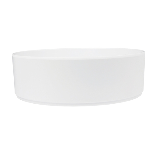 Cal-Mil 22500-10-15 Hudson 10" Dia. x 3.5"H White 120 oz. Deep Bowl - 6 Each
