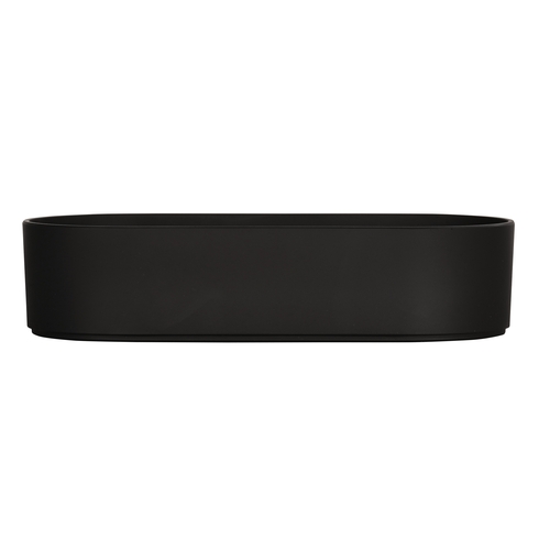 Cal-Mil 22501-136-13 Hudson 13" x 6" x 3"H Black Melamine Bowl - 3 Each