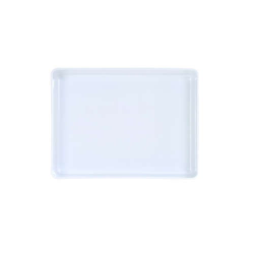 Cal-Mil 22502-1612-15 Hudson 16" x 12" x 5"H White Plastic Bowl - 4 Each