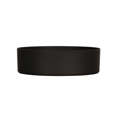 Cal-Mil 22550-12-13 Hudson 12" x 6" x 3"H Black Melamine Bowl - 3 Each