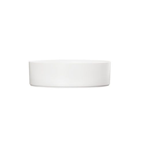 Cal-Mil 22550-12-15 Hudson 12" x 6" x 3"H White Melamine Bowl - 3 Each