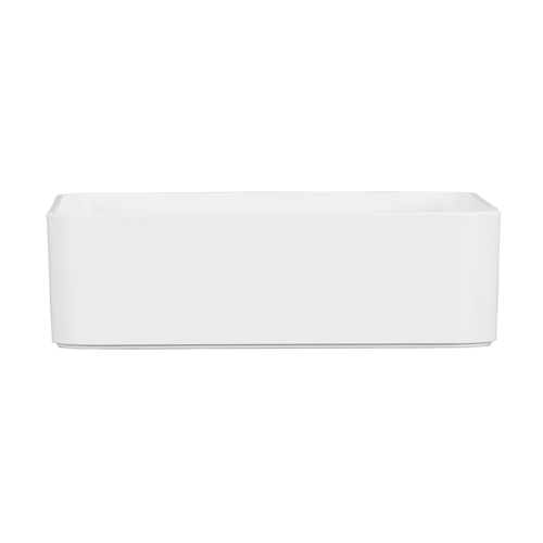Cal-Mil 24002-10-15 Hudson 10" x 10" x 3"H White Melamine Bowl - 3 Each
