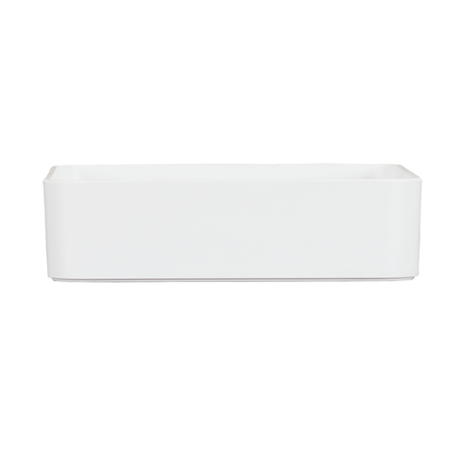 Cal-Mil 24002-12-15 Hudson 12" x 12" x 3"H White Melamine Bowl - 3 Each