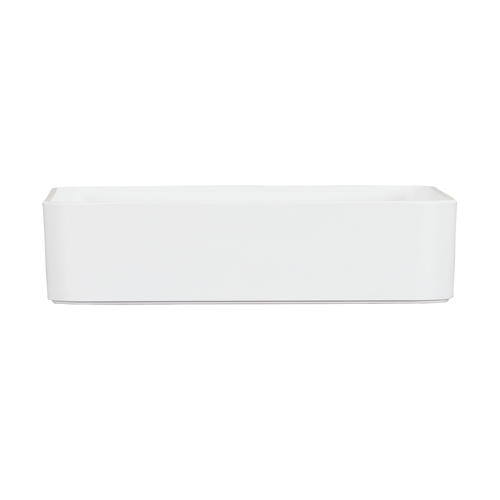 Cal-Mil 24002-14-15 Hudson 14" x 14" x 3"H White Melamine Bowl - 3 Each