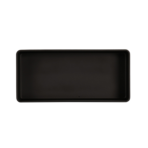 Cal-Mil 24004-136-13 Hudson 13" x 6" x 3"H Black Melamine Bowl - 3 Each