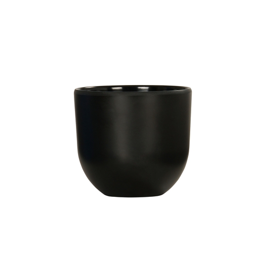 Cal-Mil 24010-4-13 Oslo 4" Dia. x 3.5"H Black Melamine Bowl - 6 Each