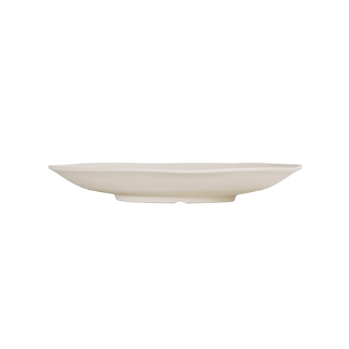 Cal-Mil 24030-14-103 14" Dia. x 2"H Ivory Melamine Hand Thrown Bowl - 6 Each