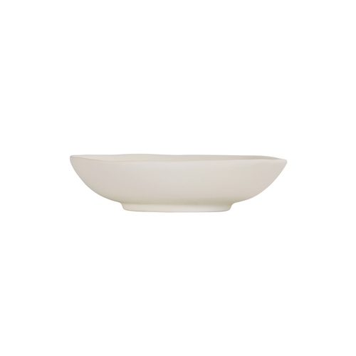 Cal-Mil 24030-8-103 8" Dia. x 2"H Ivory Melamine 24 oz. Hand Thrown Bowl- 6 Each