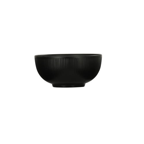 Cal-Mil 24050-7-13 Nomi 7" Dia. x 3"H Black Melamine Bowl - 6 Each