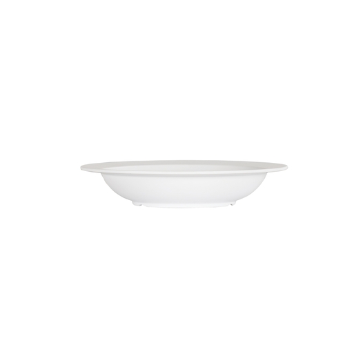 Cal-Mil 24101-10-15 10" Dia. x 2"H White Melamine 24 oz. Narrow Rim Bowl- 6 Each