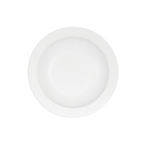 Cal-Mil 24101-9-15 9"Dia. x 1.75"H White Melamine 16 oz. Narrow Rim Bowl-6 Each