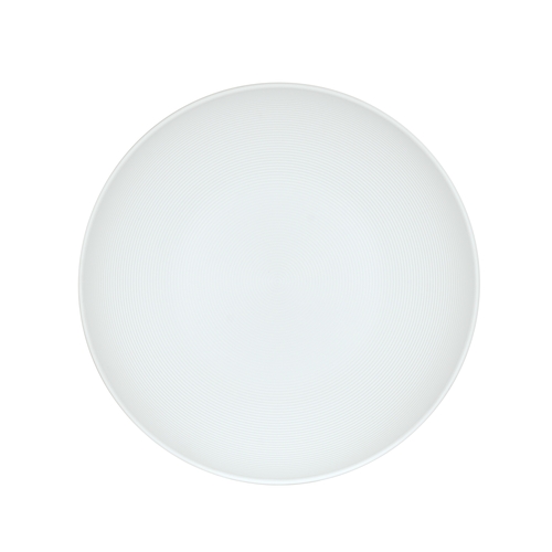 Cal-Mil 24125-14-15 Charlotte 14" Dia. x 2.75"H White Melamine Coupe Bowl