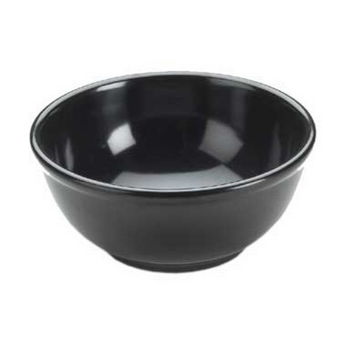 Cal-Mil 418-8-13 Classic 8" Dia. x 3.5"H Black Melamine Bowl - 3 Each