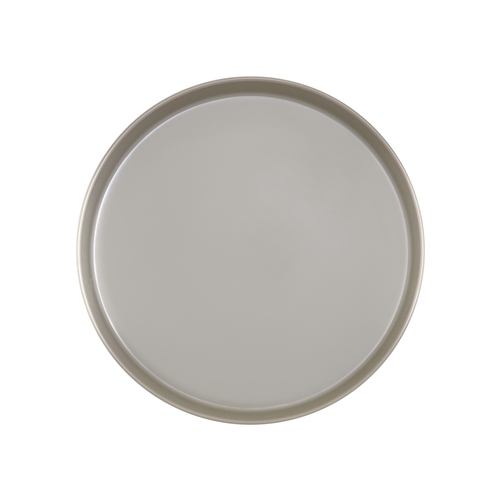 Cal-Mil 22017-10-102 10" Dia. x 1.5"H Ash Melamine Plate - 6 Each