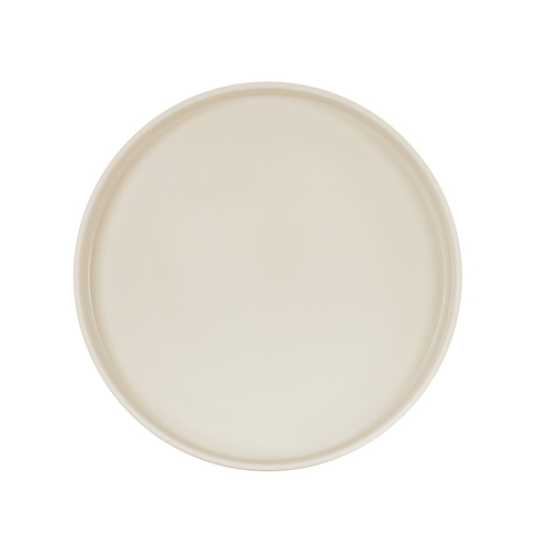 Cal-Mil 22017-10-103 Hudson 10" Dia. x 1.5"H Ivory Melamine Plate - 6 Each