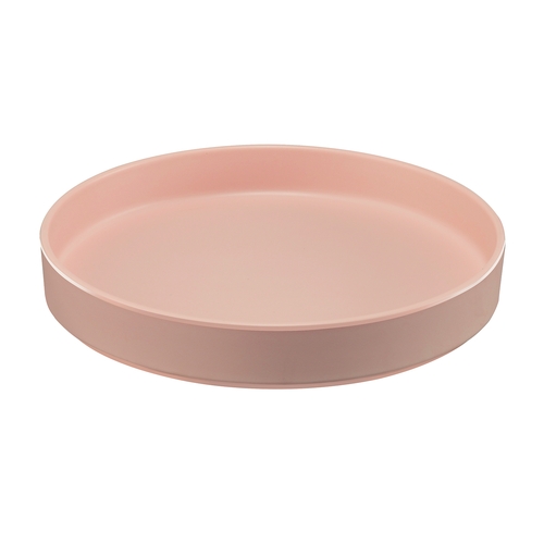 Cal-Mil 22017-10-108 Hudson 10" Dia. x 1.5"H Blush Melamine Plate - 6 Each
