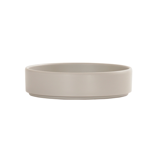 Cal-Mil 22017-6-102 Hudson 6" Dia. x 1.5"H Ash Melamine Plate - 6 Each