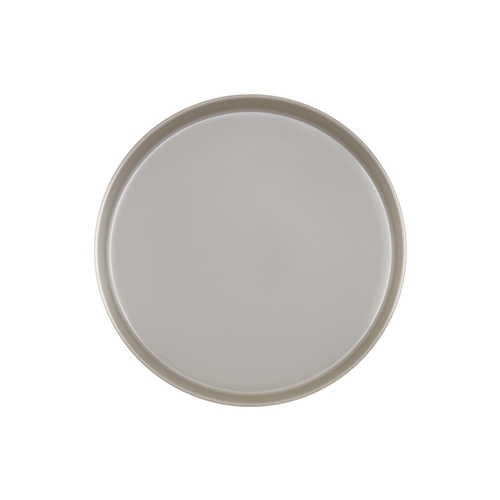 Cal-Mil 22017-8-102 Hudson 8.2" Dia. x 1.5"H Ash Melamine Plate - 6 Each