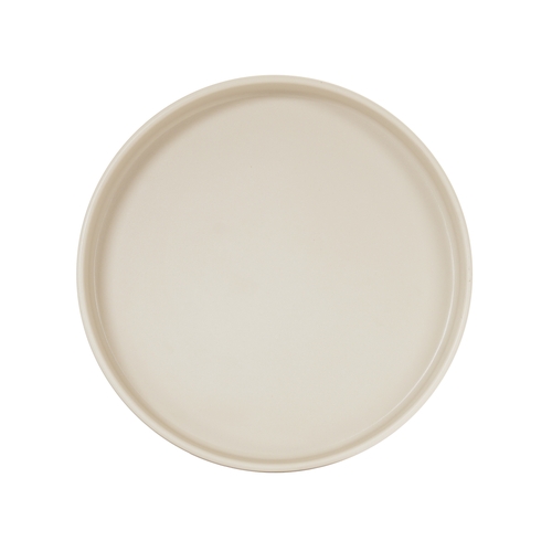 Cal-Mil 22017-8-103 Hudson 8.25" Dia. x 1.5"H Ivory Melamine Plate - 6 Each