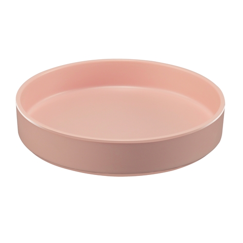 Cal-Mil 22017-8-108 Hudson 8.25" Dia. x 1.5"H Blush Melamine Plate - 6 Each