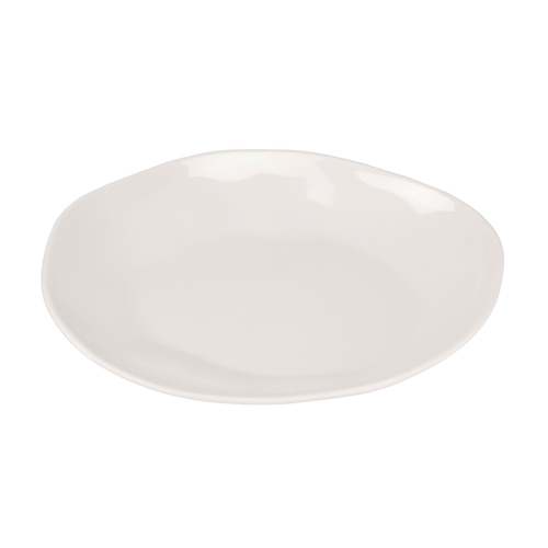 Cal-Mil 22304-10-103 Marin 10.25" Dia. Ivory Melamine Plate - 6 Each
