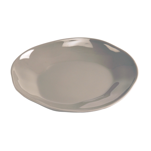 Cal-Mil 22304-7-102 Marin 6.5" Dia. Ash Grey Melamine Plate - 6 Each