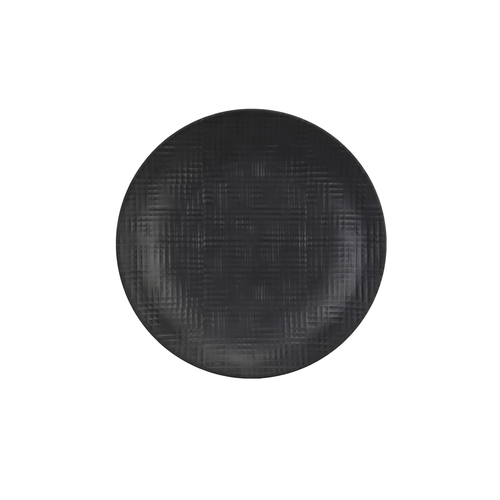 Cal-Mil 22328-11-13 Sedona 11" Dia. Black Melamine Plate - 6 Each