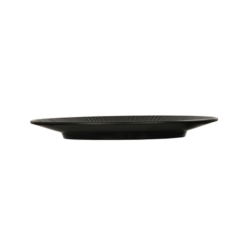 Cal-Mil 24051-7-13 Nomi 7" Dia. x 0.75"H Black Melamine Plate - 6 Each