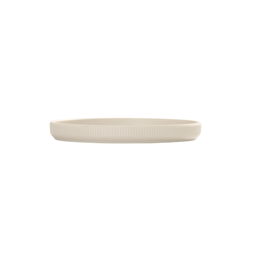 Cal-Mil 26105-6-103 Arista 6" Dia. Matte Ivory Melamine Plate - 6 Each