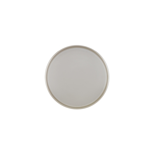 Cal-Mil 22026-6-102 6" Dia. x 1"H Ash Melamine Low Rim Plate - 6 Each