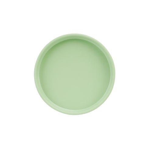 Cal-Mil 22026-6-107 Hudson 6" Dia. x 1"H Matcha Melamine Low Rim Plate - 6 Each