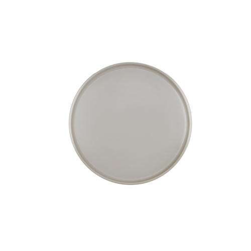 Cal-Mil 22026-8-102 8.25" Dia. x 1"H Ash Melamine Low Rim Plate - 6 Each