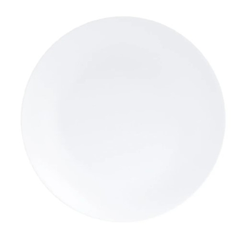 Cal-Mil 22390-7-13 Classic 7" Dia. Matte Black Melamine Coupe Plate - 6 Each