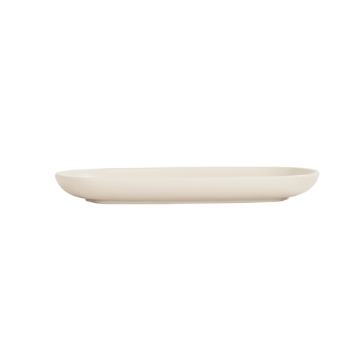Cal-Mil 24007-10-103 Oslo 10" x 10" x 1"H Ivory Melamine Square Plate - 6 Each