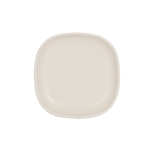 Cal-Mil 24007-6-103 Oslo 6" x 6" x 1"H Ivory Melamine Square Plate - 6 Each