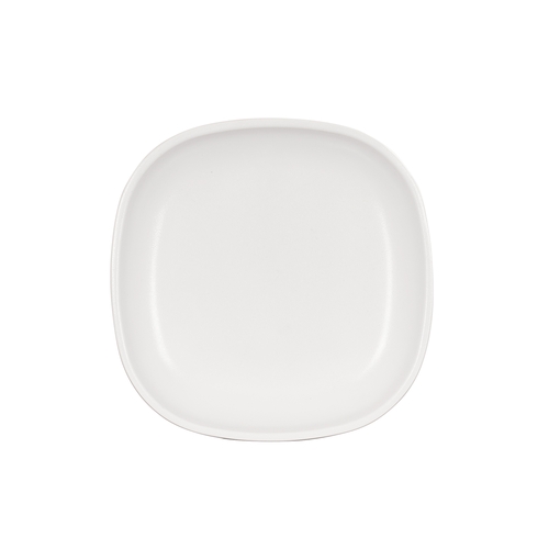 Cal-Mil 24007-6-15 Oslo 6" x 6" x 1"H White Melamine Square Plate - 6 Each