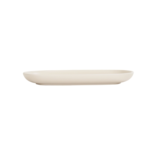 Cal-Mil 24007-8-103 Oslo 8" x 8" x 1"H Ivory Melamine Square Plate - 6 Each
