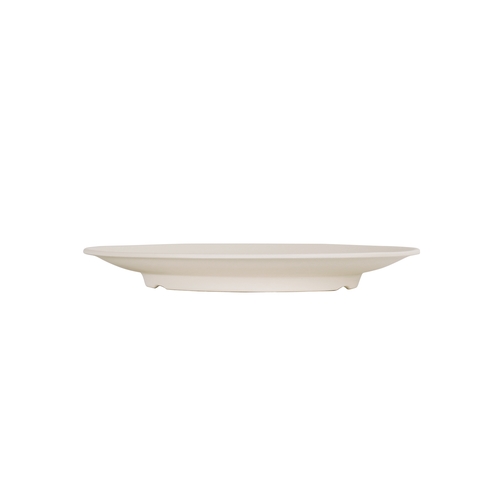 Cal-Mil 24031-11-103 11" Dia. x 1"H Ivory Melamine Hand Thrown Plate - 6 Each
