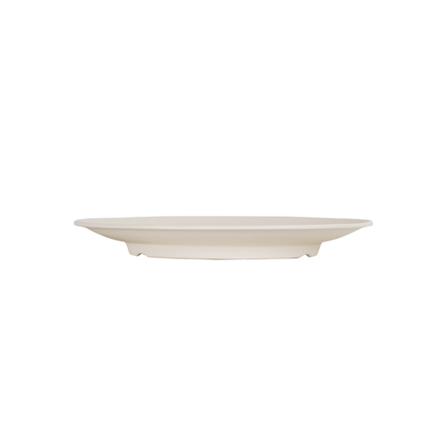 Cal-Mil 24031-7-103 7" Dia. x 0.8"H Ivory Melamine Hand Thrown Plate - 6 Each