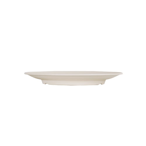 Cal-Mil 24031-9-103 9" Dia. x 1"H Ivory Melamine Hand Thrown Plate - 6 Each