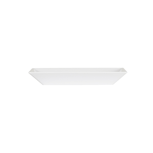 Cal-Mil 24201-8-15 8" x 8" x 1.37"H White Melamine Square Plate - 6 Each